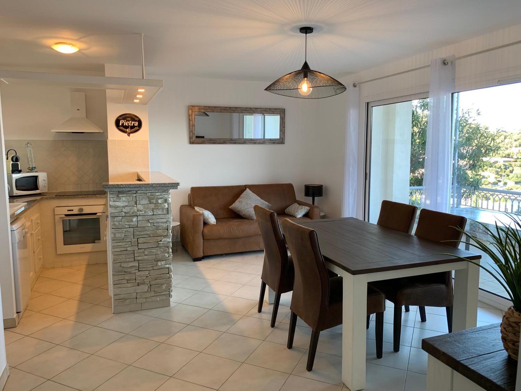 T2 Clim 54M2, 17M2 De Terrasse Tres Belle Vue Mer LʼÎle-Rousse 외부 사진